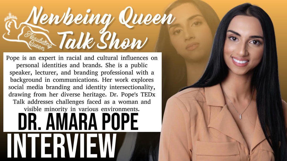Tomorrow (Tues, Mar 26) I'll be streaming live with CEO & founder @NewbeingQ (Women Empowerment), answering her questions on my #careerdevelopment, personal experiences & research on #popularculture & #identity studies. Click the link at 8:35 pm ET tomorrow (Tues Mar 26) to tune