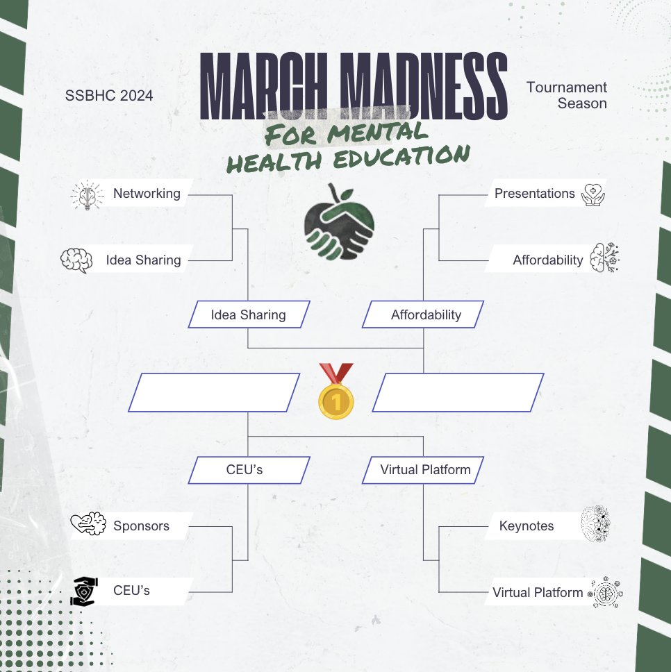 Here we are in our second round of March Madness for Mental Health Education and things are heating up! #MarchMadness #SSBHCyaAtTheBeach