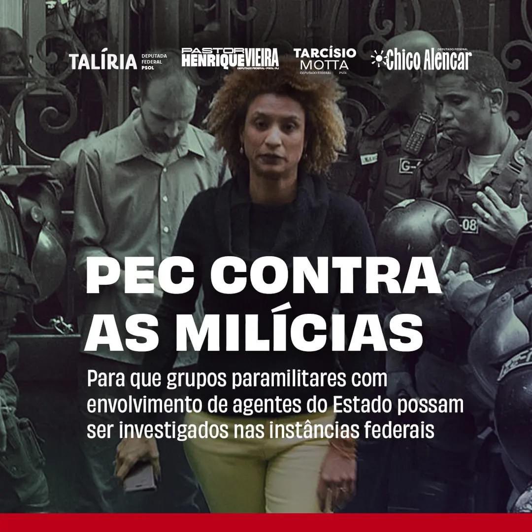 pastorhenriquev's tweet image. ‼️ Protocolamos a PEC Contra as Milícias! Ela precisa da adesão de pelo menos 171 deputados federais para seguir adiante e ser aprovada pela Câmara. Pedimos sua ajuda na mobilização e divulgação da medida!

Segue o fio.  🧶