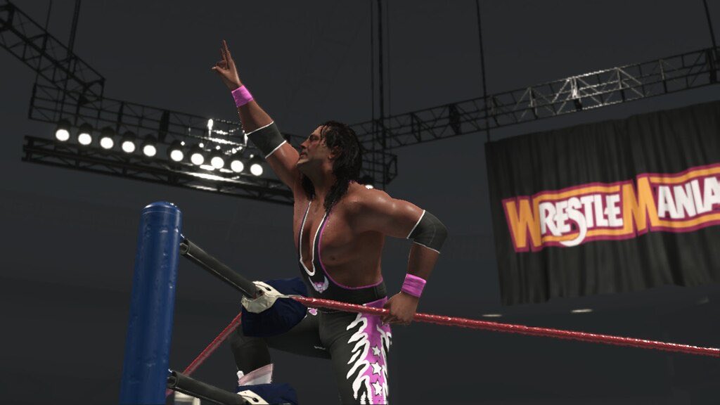 Bret Hart ‘96 uploaded to #WWE2K24 community creations

★ Search Tag → brethitmanhart, mlfoxwell

★ Wrestlemania 12 attire
★ Can be set as an alt for Bret Hart
★ In game screen shots below