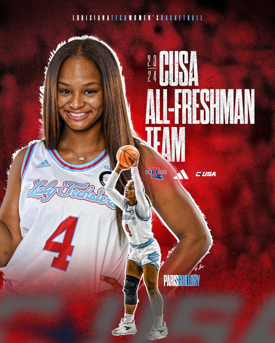 CUSA All-Freshman Team selection Paris Guillory (LA Tech) is in the portal: 

16 PTS | 2 RBS | 12 MIN vs LA College
7 PTS | 3 RBS | 15 MIN vs #4 Texas
14 PTS | 9 RBS | 15 MIN vs FIU
10 PTS | 8 RBS | 25 MIN vs Western Kentucky

39% from 3 | 78 % from FT | 2x Freshman of the Week