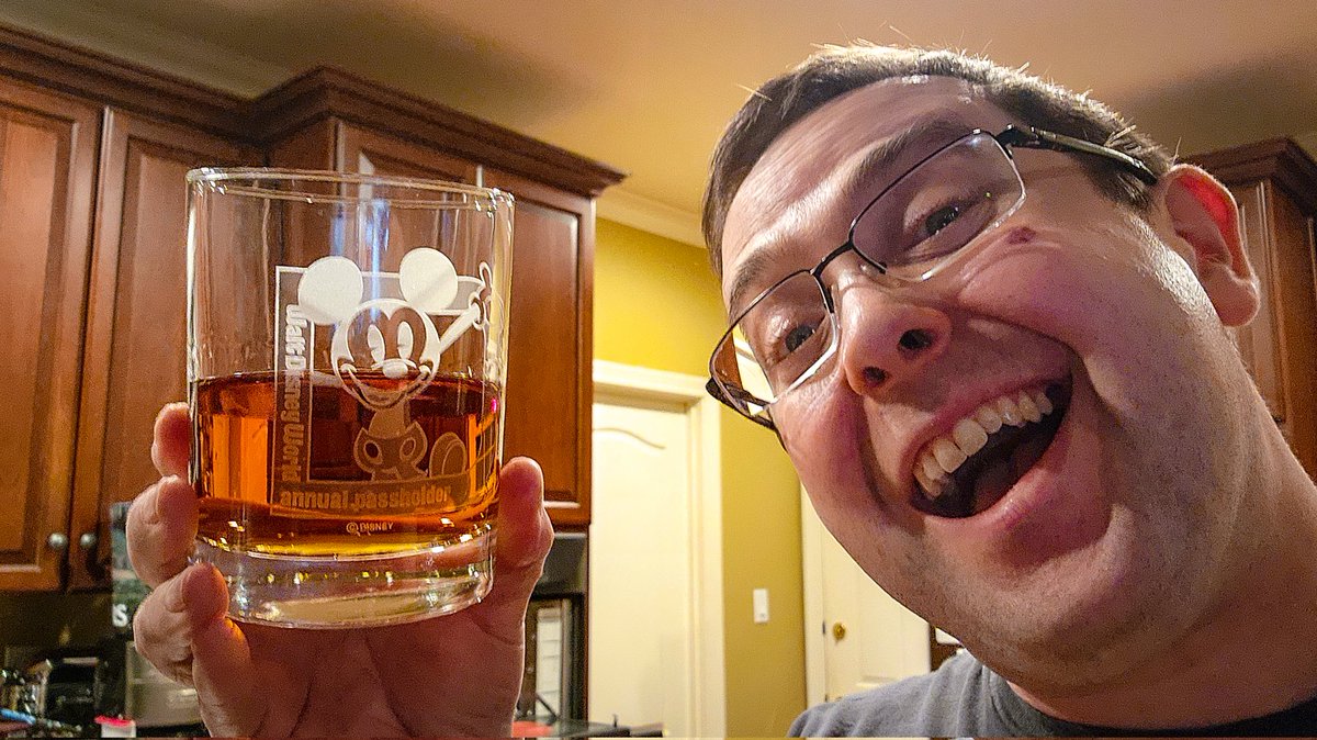 I'm loving my new glass! 😁🥃 #DisneyWorld #AnnualPass