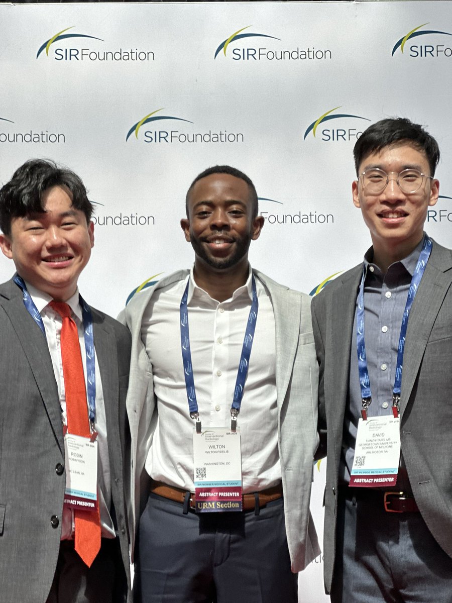 ryoonuf's tweet photo. Conferences are even more fun with your homies 🤩 @WiltonFidelis  
Immersive and educational time at #SIR2024 and incredibly humbled and thankful to have amazing mentors in my corner like @johnsmirnMD @DigitalAngio @Georgetown_IR highly recommend to students w/ interest in IRON https://t.co/30GBgRXr7o