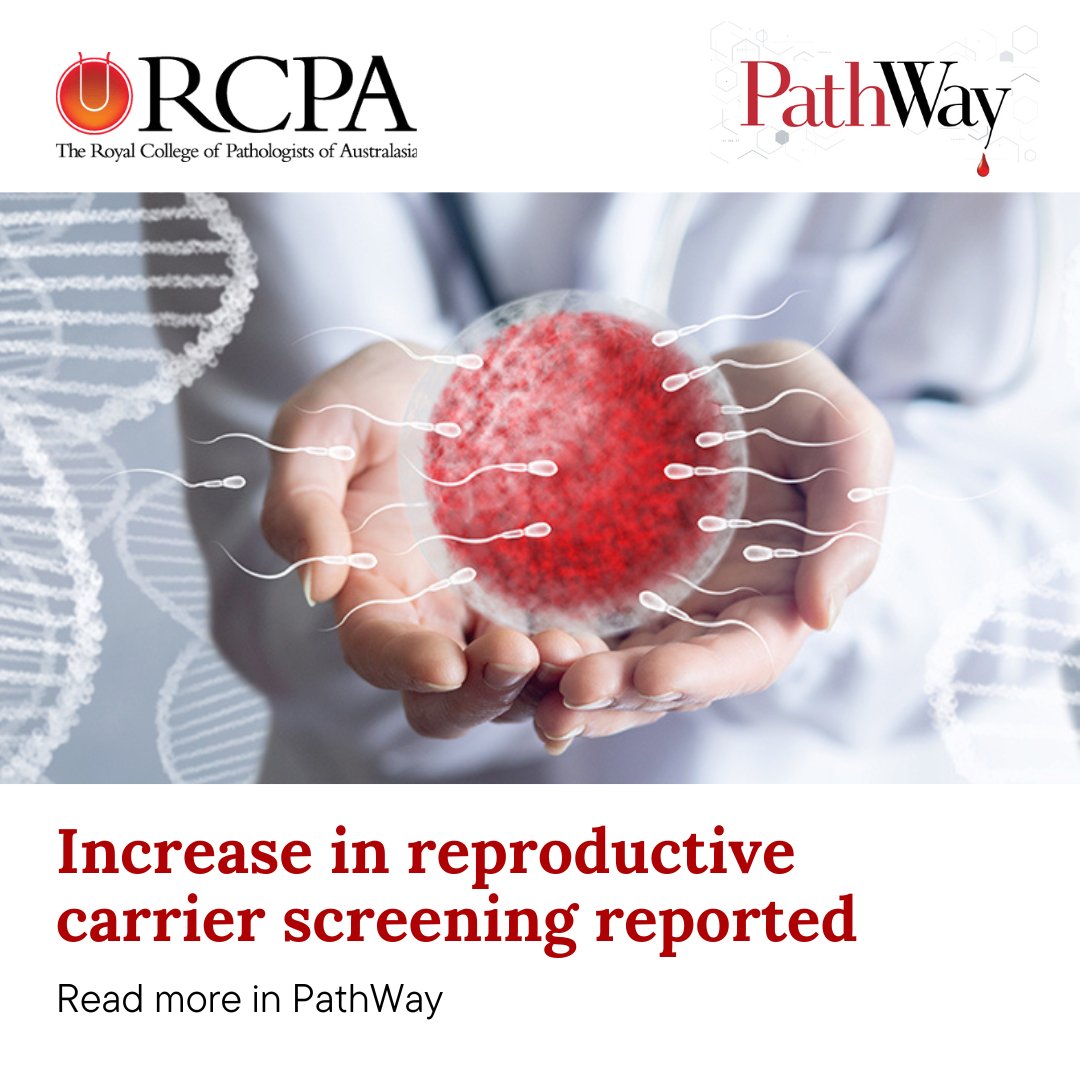 There has been a significant increase in the uptake of reproductive carrier screening for CF, SMA, and FXS since the service was added to the MBS in Nov 2023. Despite the promising uptick, increased awareness is still needed. #PathWay rcpa.me/ReproductiveCa…