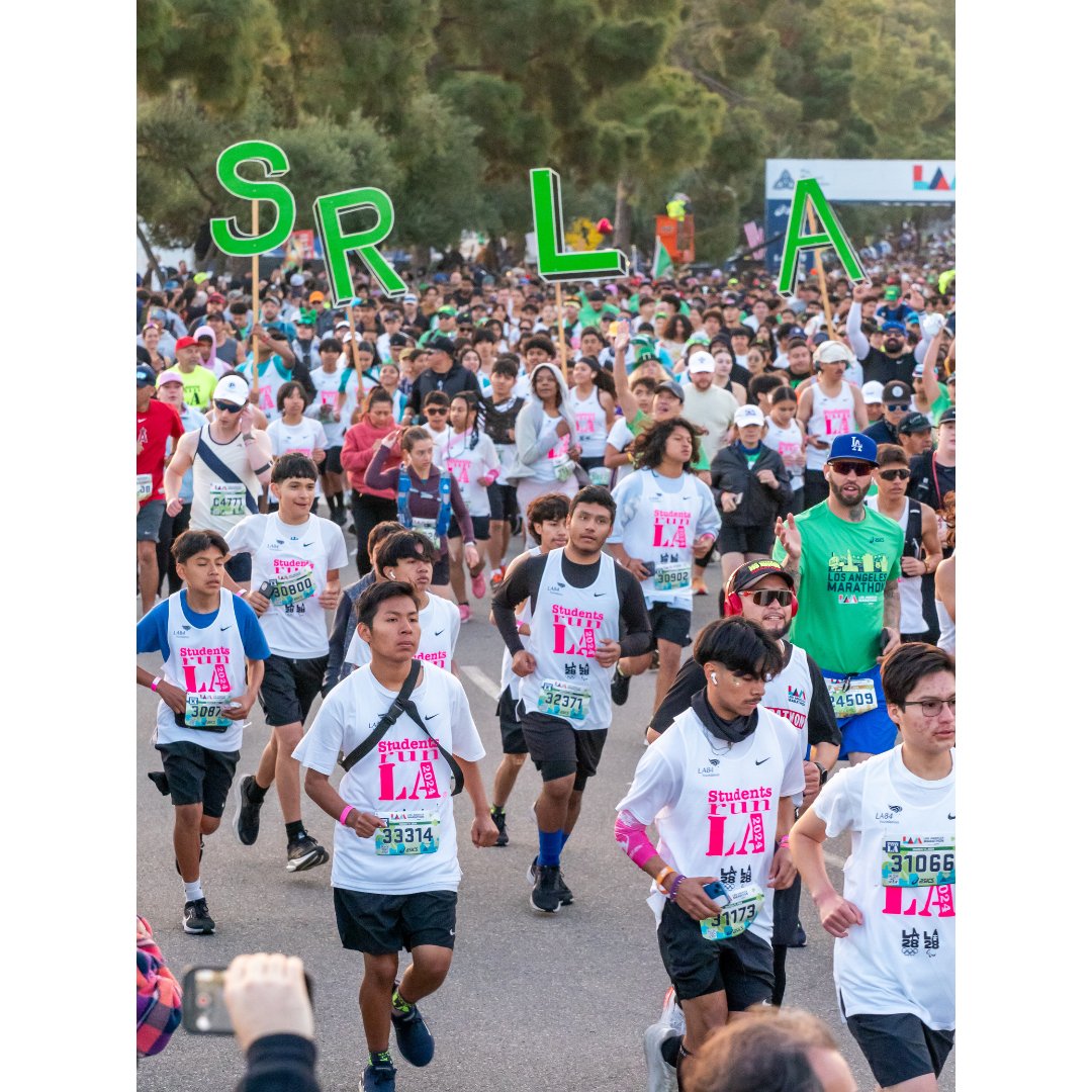 We are still reliving the joy of last Sunday, when over 2,500 SRLA students crossed the LA Marathon finish line. 💖 You can relive the moment, too, by checking out our photo album. Pictures are searchable by name and bib number! bit.ly/3vswtry