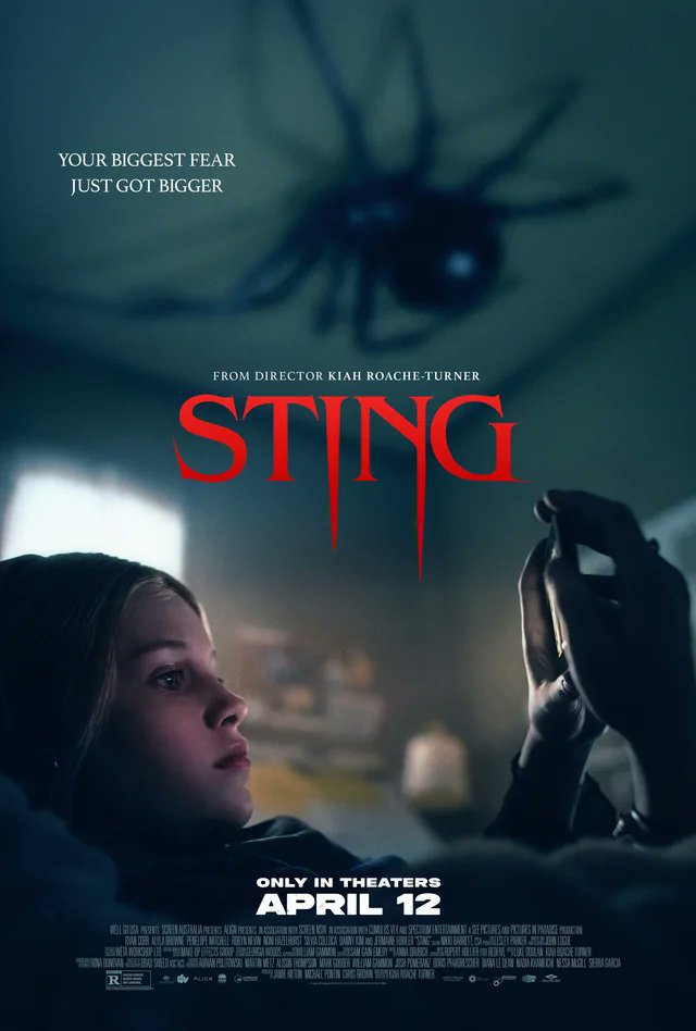 Bright Light Bright Light (@brightlightx2) on Twitter photo Just saw Sting (starring @ryan_corr and an AMAZING Alyla Browne) at <a href="/AMCTheatres/">AMC Theatres</a> #amcscreenunseen early showing. So much fun. Some great performances and laugh out loud moments amid the sometimes bonkers balance of terror and family drama. Recommended! 🕷️🕸️ Just saw Sting (starring @ryan_corr and an AMAZING Alyla Browne) at <a href="/AMCTheatres/">AMC Theatres</a> #amcscreenunseen early showing. So much fun. Some great performances and laugh out loud moments amid the sometimes bonkers balance of terror and family drama. Recommended! 🕷️🕸️