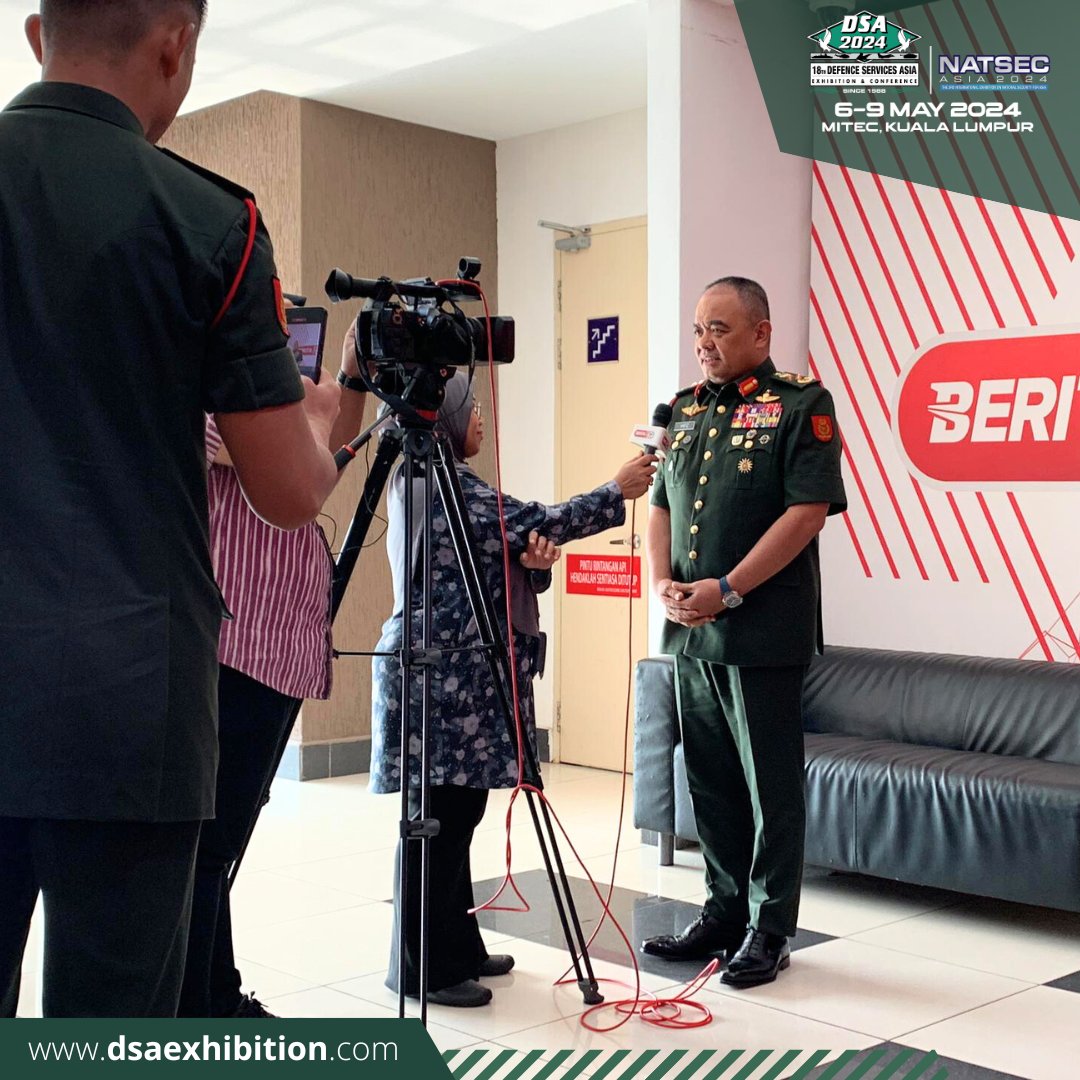 Yesterday morning, our Malaysian Chief of Army along with our Executive Director took centre stage on Selamat Pagi Malaysia. With just 40 days to go, they revealed how DSA & NATSEC Asia 2024 sparks economic growth and serves as a nexus for nations to converge. #DSA #NATSECAsia