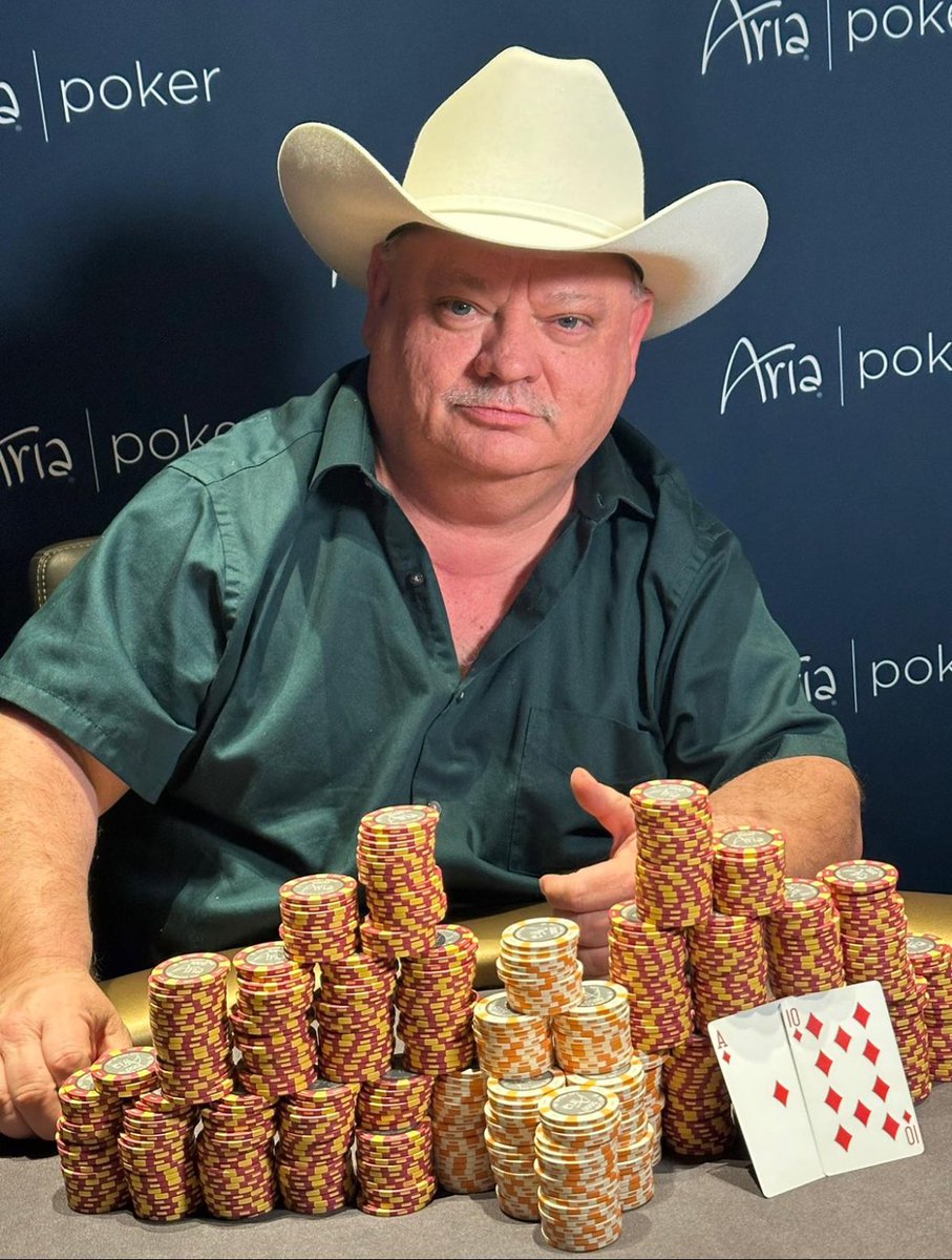 Our $160 NLH event on Sunday, March 17th ended with the remaining eight players agreeing to an equal chop of the $7,375 prize pool. One of those players is no stranger to our tables — ARIA Poker Dealer Clyde “Snack Attack” Gaskins! Congrats to all the winners!