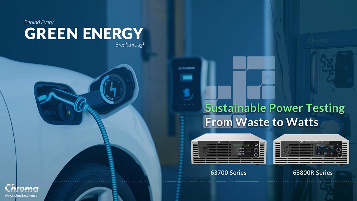 ChromaATEInc's tweet image. ▍𝐒𝐮𝐬𝐭𝐚𝐢𝐧𝐚𝐛𝐥𝐞 𝐏𝐨𝐰𝐞𝐫 𝐓𝐞𝐬𝐭𝐢𝐧𝐠 𝐅𝐫𝐨𝐦 𝐖𝐚𝐬𝐭𝐞 𝐭𝐨 𝐖𝐚𝐭𝐭 

🌍 𝑩𝒆𝒉𝒊𝒏𝒅 𝑬𝒗𝒆𝒓𝒚 𝑮𝒓𝒆𝒆𝒏 𝑬𝒏𝒆𝒓𝒈𝒚 𝑩𝒓𝒆𝒂𝒌𝒕𝒉𝒓𝒐𝒖𝒈𝒉

▶ chromaate.com/en/chroma/page…

#GreenEnergy #DCload #ACload #TestSolution
#ChromaATE #AdvancingExcellence