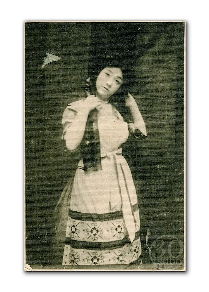 木版画 カチューシャの唄 1914年 竹久夢二 大正時代 松井須磨子 美人 三十坪の秘密基地 on X: