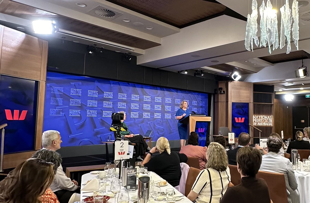 Super interesting address and grateful to be in the room representing @NYSFoz - gender equality is critical to our mission in connecting young Australians with their #STEM future.