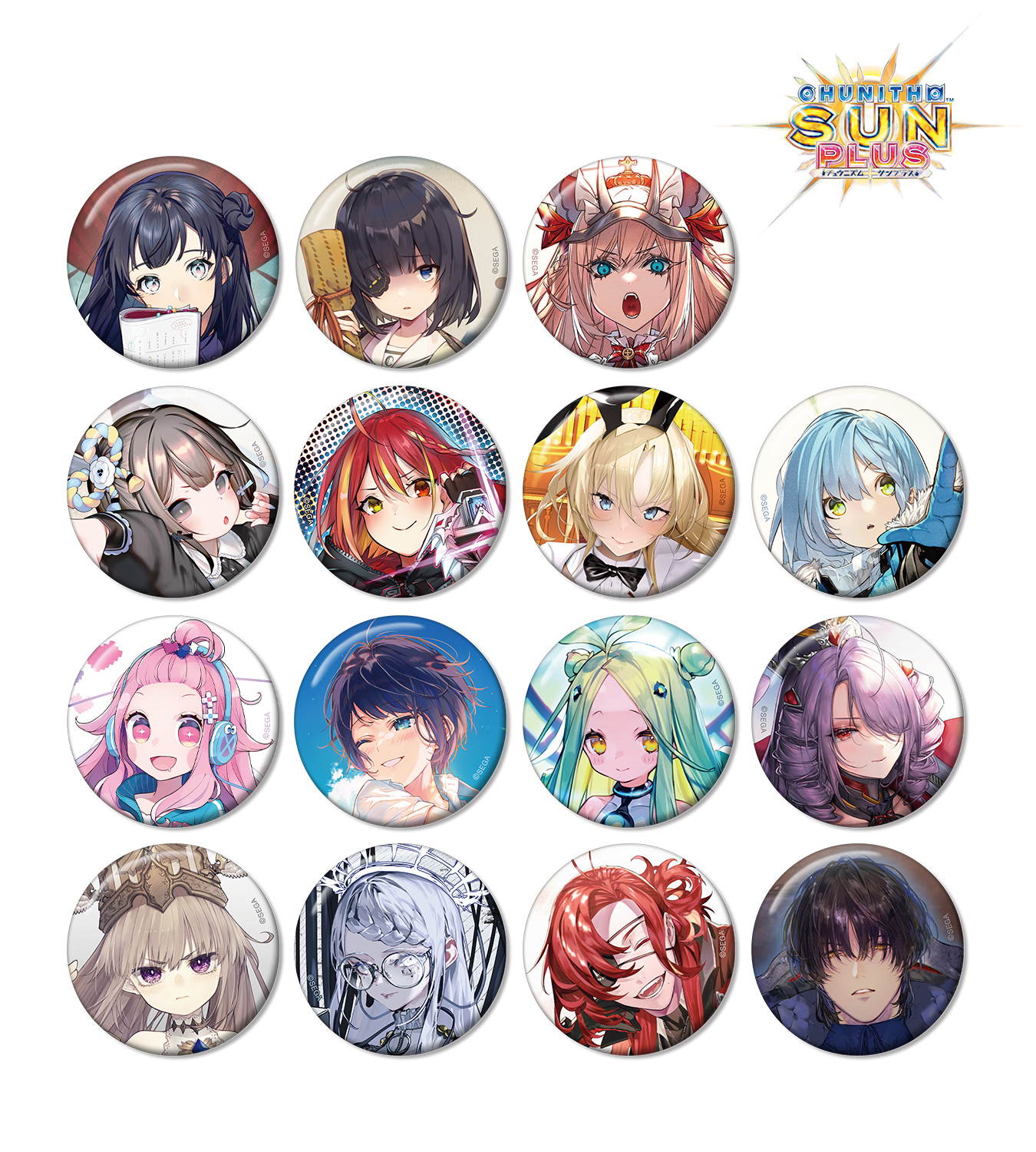Amazon.co.jp: チュウニズム CHUNITHM 缶バッジ 8点セット 海外