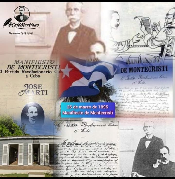 FocSanto's tweet photo. El Manifiesto de Montecristi abogaba por una profunda transformación de la realidad socioeconómica de #Cuba al terminar la guerra del 68. Legado que cimentó las bases de nuestra Revolución.
#CubaMined #DPAdulto https://t.co/8pTbM7EKFE