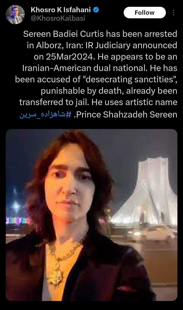 One of the most insane news stories about to possibly emerge from Iran and non-iranians have no idea about the depth of the lore behind this guy