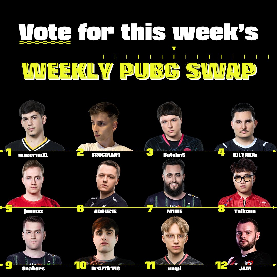 PUBG Esports tweet media