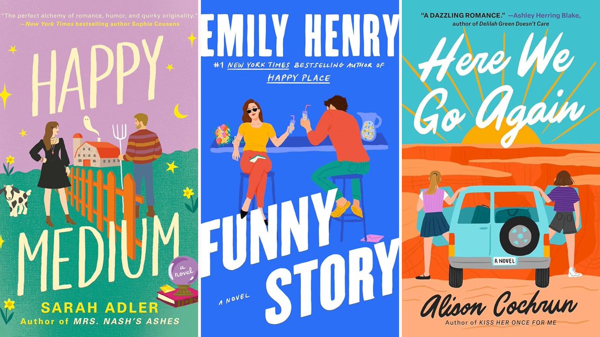 Whatever makes your heart skip a beat, the best #romancebooks of April have something for you! Check out our top picks, including new releases from @sarahaadler , Emily Henry, Alison Cochrun, and more: fangirlish.com/2024/03/24/the…
