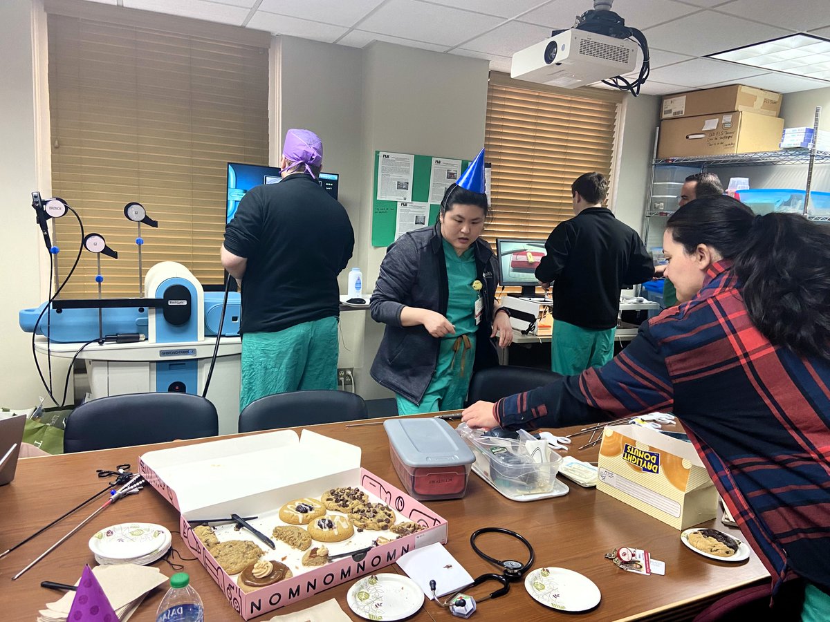 Gearing up to conquer the FLS, but first, a birthday celebration for one of our own! 🥳🎂 Who says you can't mix work with a little fun?

Let's wish our PGY2s the best of luck and send warm birthday wishes to Dr. Buckles!
