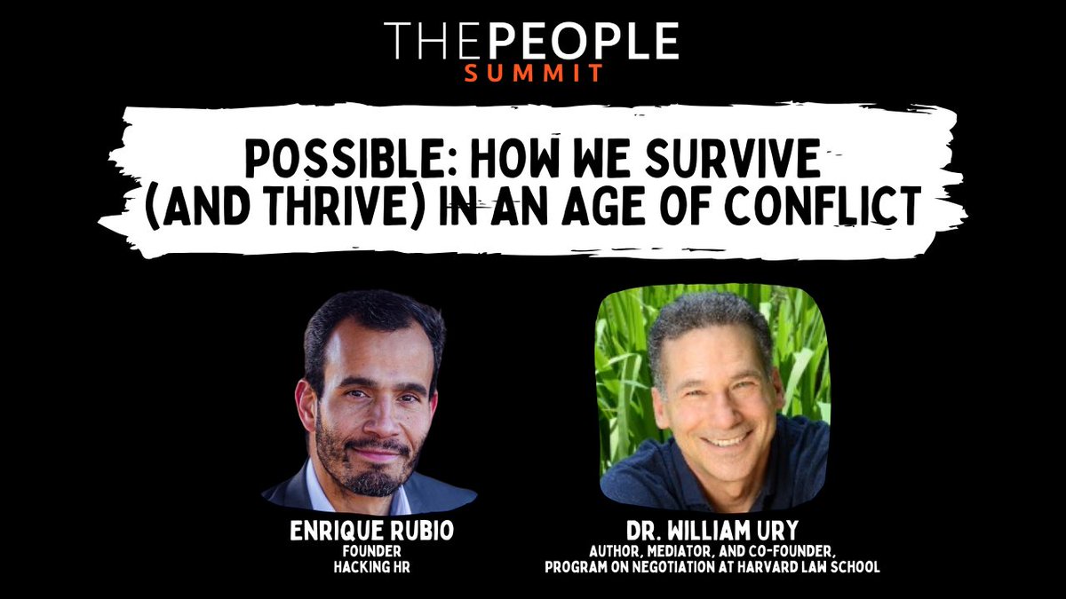 Looking forward to an engaging fireside chat with Enrique Rubio for the People Summit tomorrow, March 26, at 11:30am EST: thepeoplesummit.io