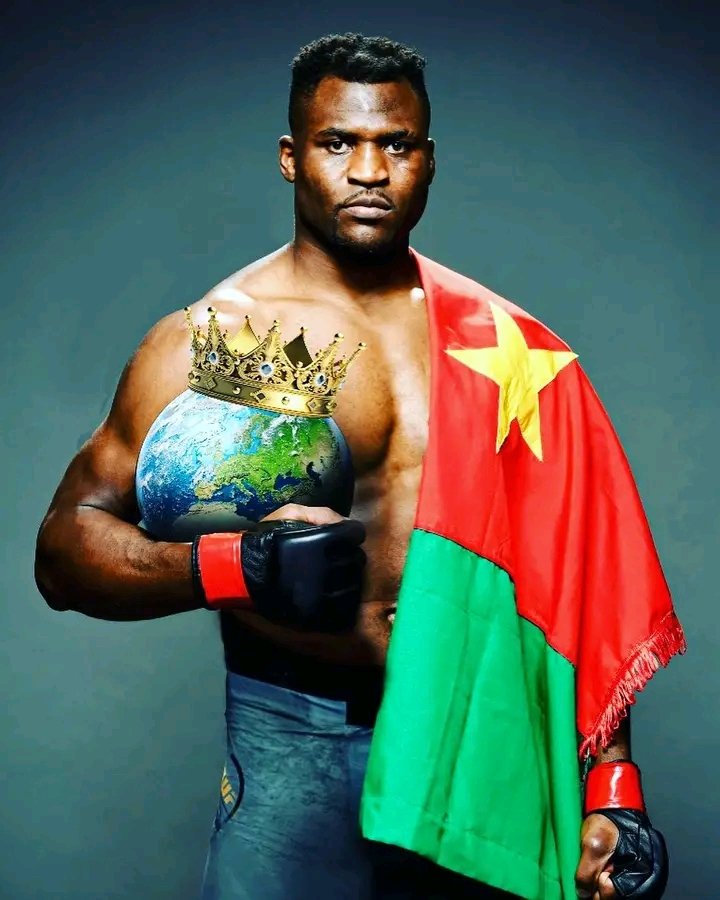 Tu es et seras toujours nôtre CHAMPION 🇨🇲🇨🇲🇨🇲🇨🇲❤️❤️❤️ bonne chance pour tout à l’heure 🥊🇸🇦🇸🇦🇸🇦 @francisngannou