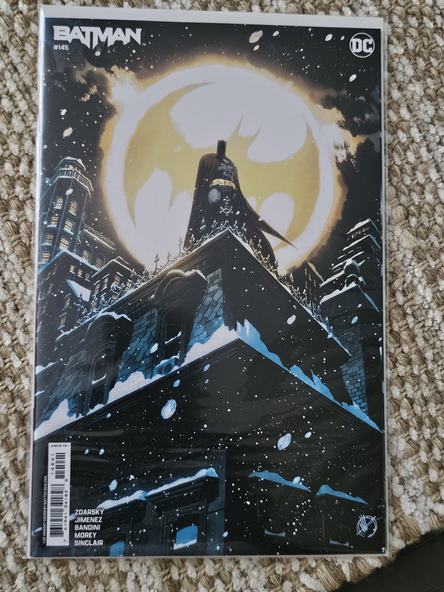 Portada variante de 1:25 #Batman #145 por #MatteoScalera #DCcomics #MiColeccióndeComic de verdad #Batman casi siempre tiene las mejores portadas!