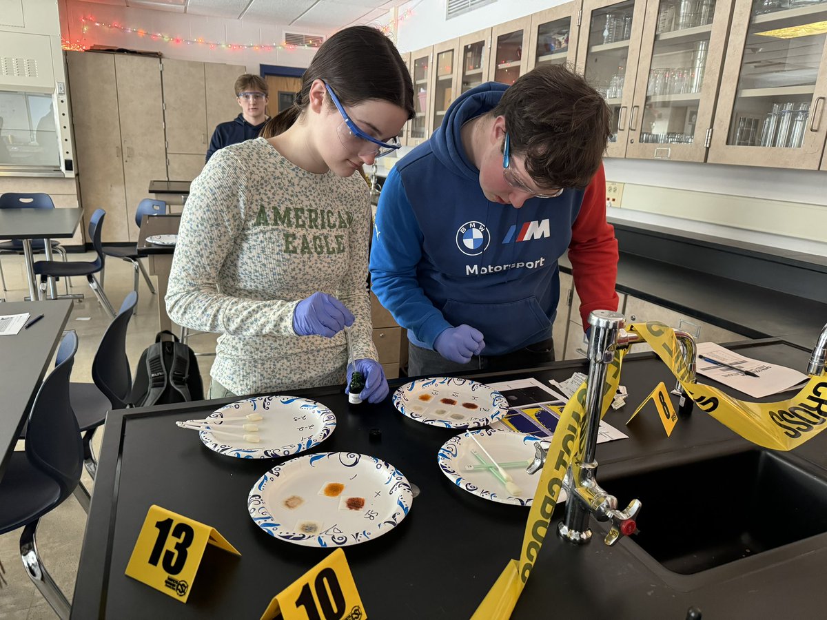 MelindaJPerson's tweet photo. Experiential learning is in full swing at Oswego CSD bringing hands-on learning and joy to the classroom. We started today with an interview with the TV production team, joined OHS Inc. learning about stock trades and managing the school store, and met forensics students testing gunshot residue samples. Amazing opportunities for kids! @nysut @NYSUTCNY