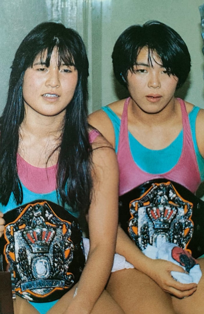 Jumping Bomb Angels and their trademark techniques JBエンジェルス