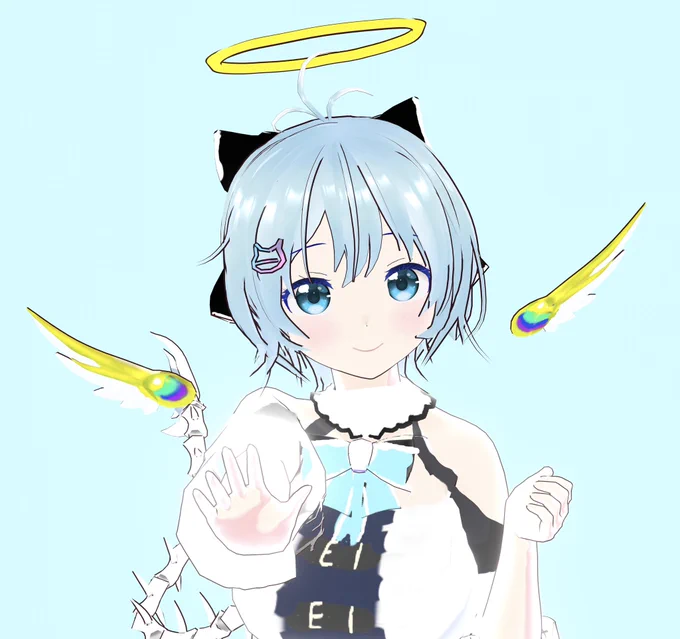 消えない飛行機雲 #VRoid 