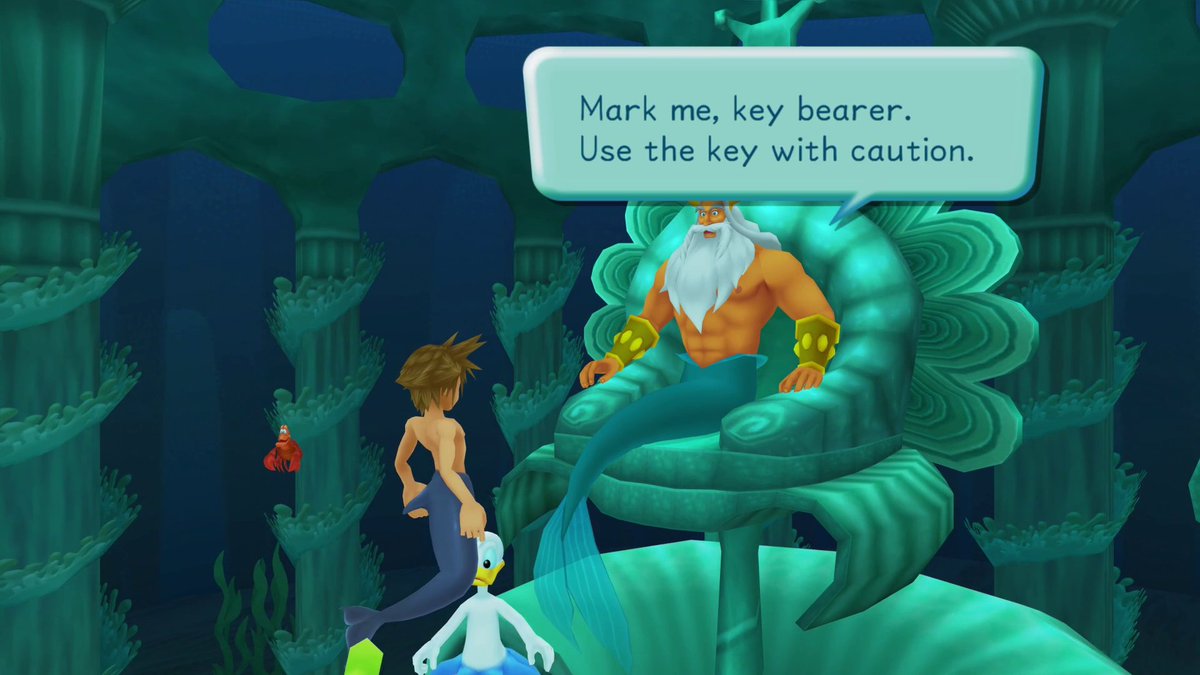 Bioalpha's tweet photo. Also this has some heavy foreshadowing given the fact a lot of people think Sora is gonna become the Master of Masters. Been having a blast revisiting the first game fully. https://t.co/hRvOjvmRhs