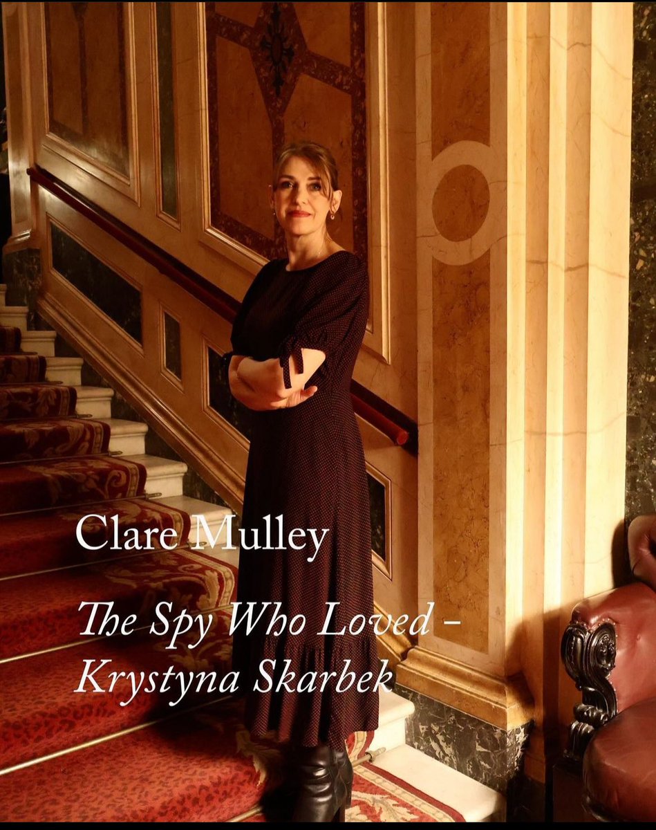 claremulley's tweet photo. Talking about #krystynaskarbek aka #christinegranville aka #thespywholoved in the magnificent gilded library at the #reformclub in #london :)
Krystyna’s story has a dramatic connection to the club which caused a stir! https://t.co/7ra0PEdca1