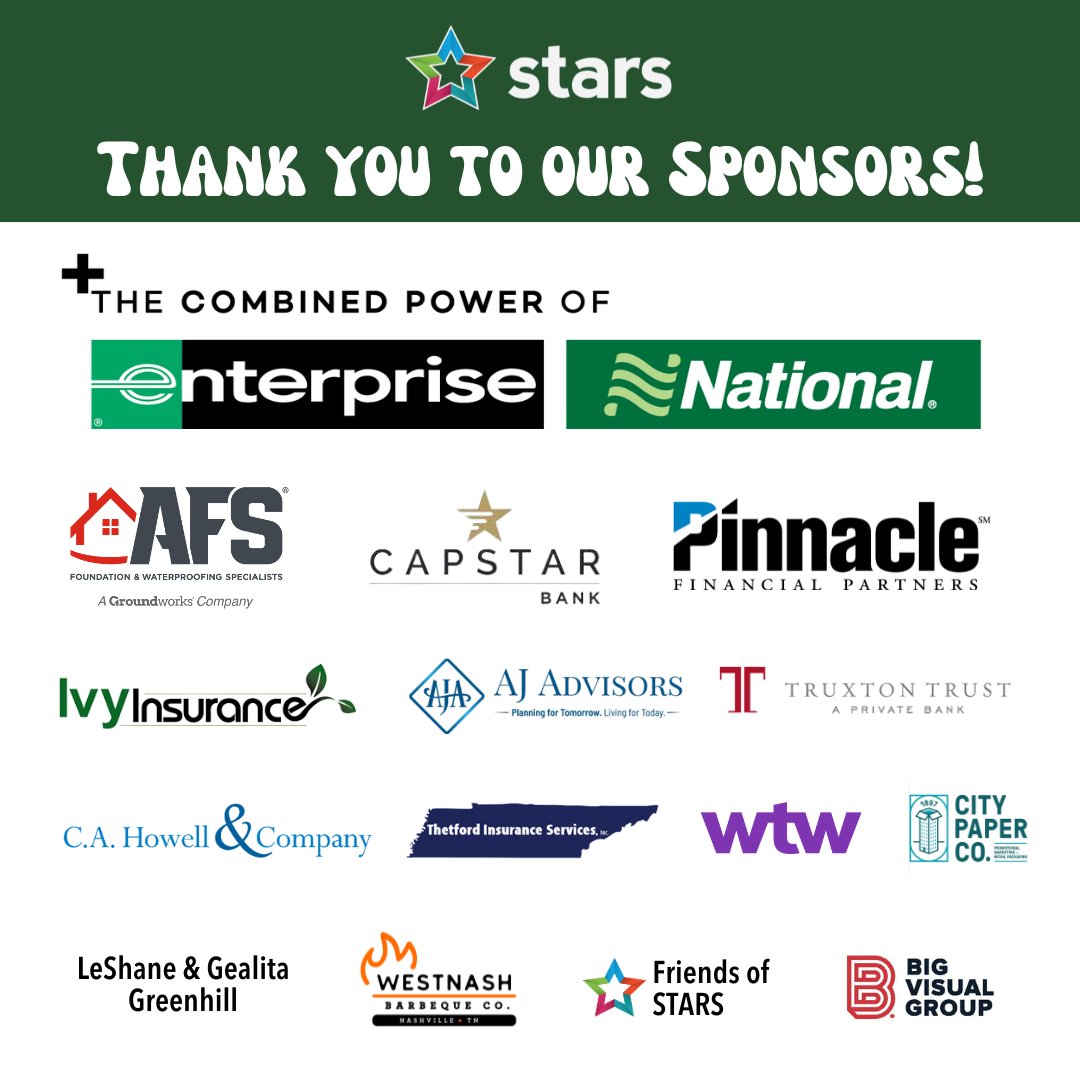 We want to give a big shoutout to our awesome golf sponsors!!!! Thank you for your support and dedication to our mission. YOU ALL ROCK!