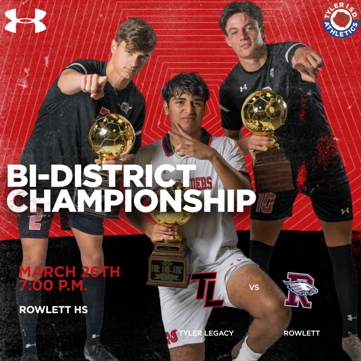 Lookin' for another Bi-District Championship tomorrow 🔥

Good luck! <a href="/TLBoysSoccer/">Red Raider Soccer</a>