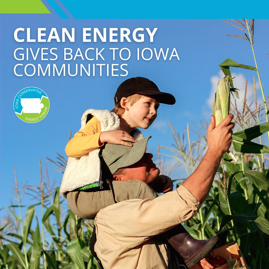 Clean energy invests in local Iowa communities, providing property, state, and local taxes totaling $61.5 million annually. #CleanEnergy #Iowa cleanpower.org/facts/state-fa…