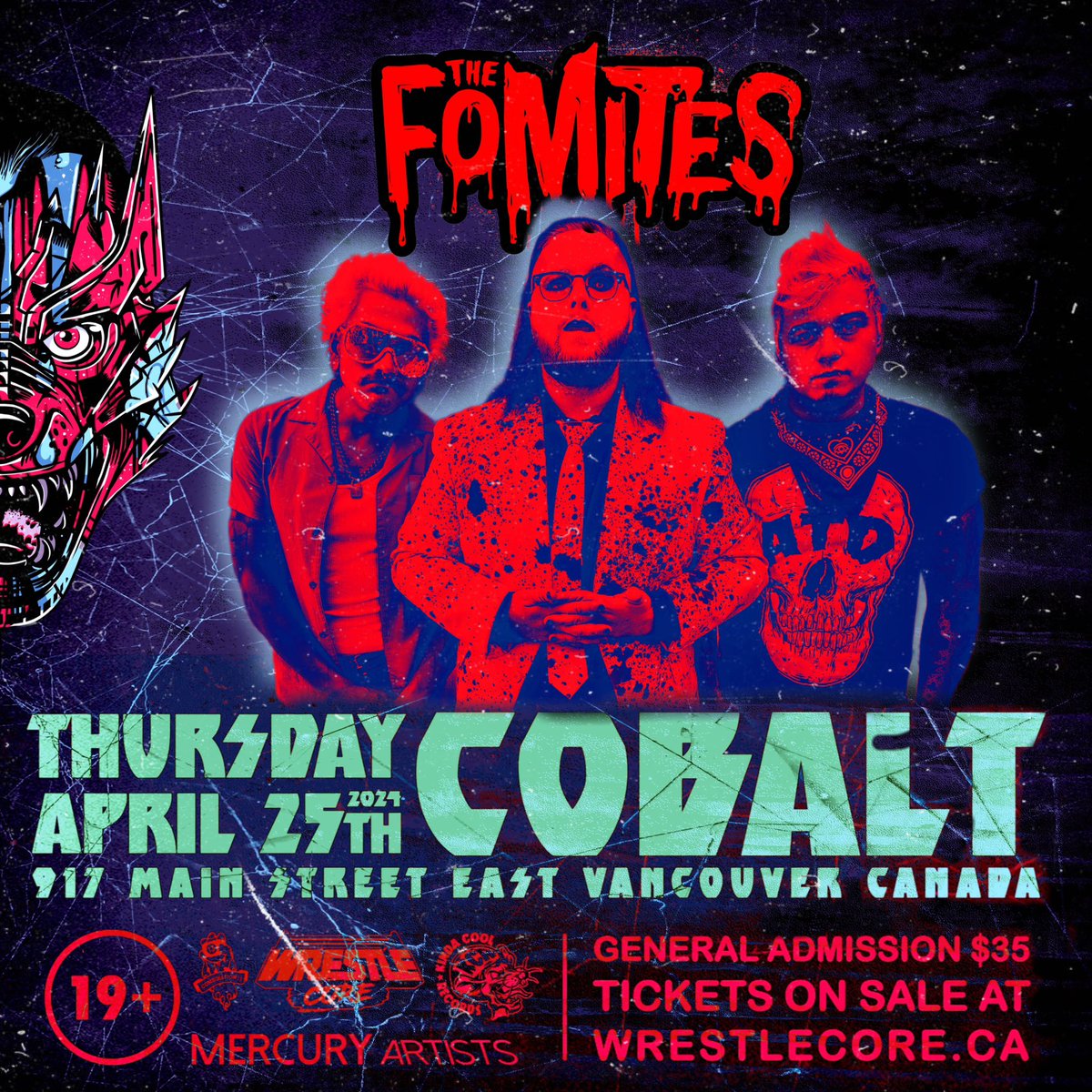 Visit @Do604 for a chance to win FREE TIX to the @TheCobalt_van featuring @monsterwolfband the Fomites & Vachteria along with appearances by @TheRealShreddZ @VillainTaraZep @PufTheWrestler @TFAwrestling & @FightKobraKai