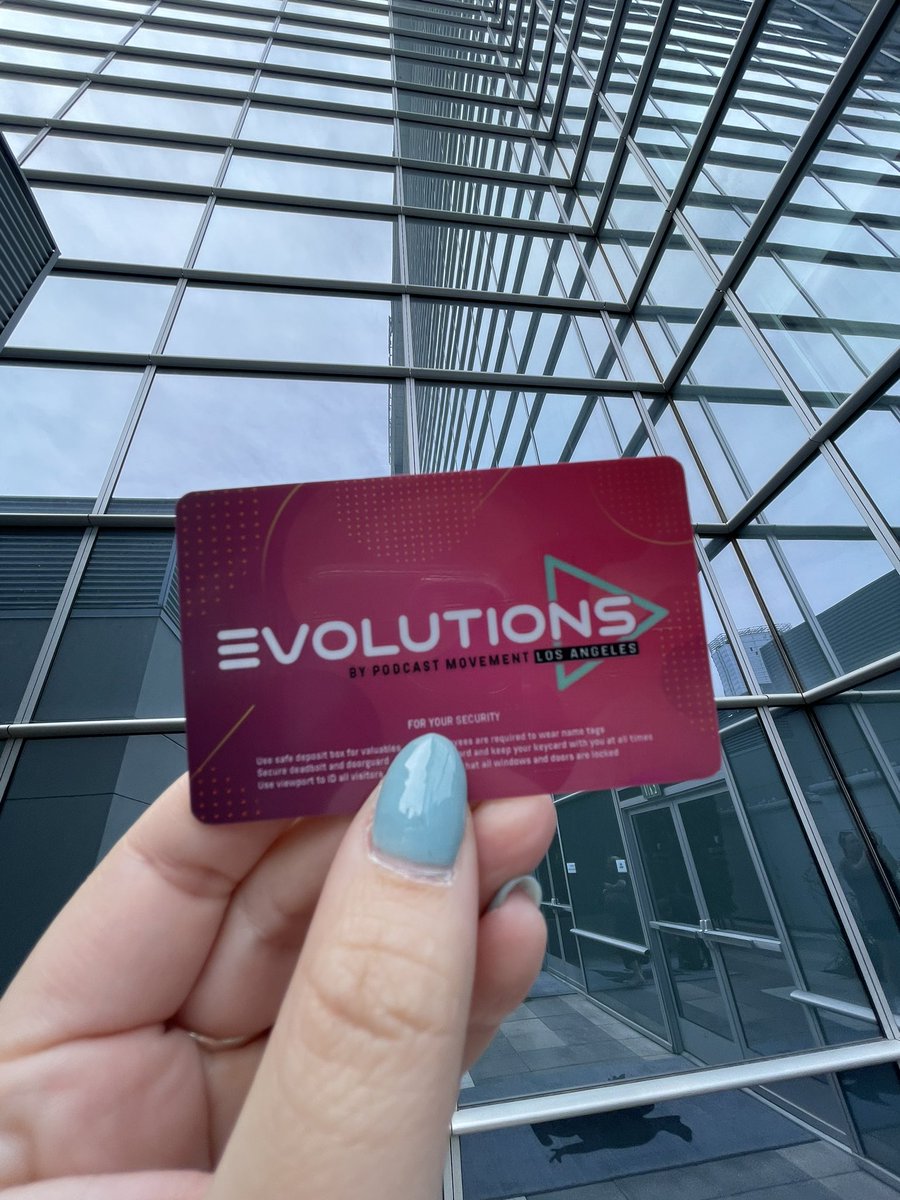 Greetings from LA! 😎🌴 

<a href="/PodcastMovement/">Podcast Movement</a> we’re ready for ya!