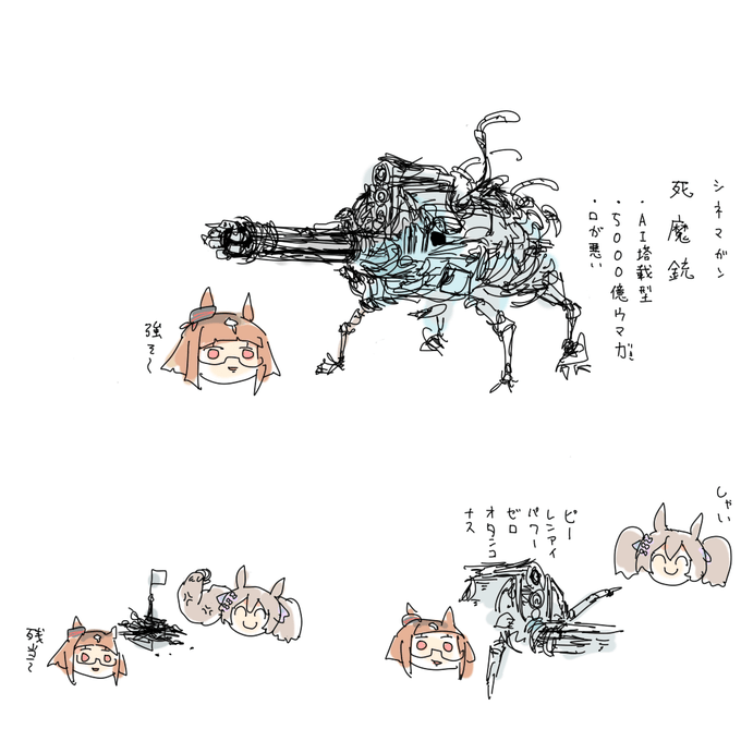 「gatling gun」 illustration images(Latest｜RT&Fav:50)