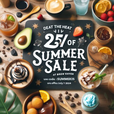 Summer Steals! 25% OFF EVERYTHING at PSB Cafe! Beat the heat & treat yourself! ☀️ #SummerSavings #CoffeeLover #SavoryTreats #PSBCafeDeals ➡️ hubs.la/Q02qFmpq0
