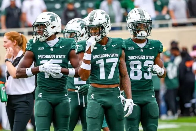 THANK YOU @CoachHawk_5 @coach_meat @DBcoachadams For the opportunities I AM BEYOND BLESSED to receive offers from Michigan State University @jonathan_gess @HebronLionsFB @coach_dwise @On3Keith @RivalsJohnson @RustyMansell_ @ChadSimmons_ @CoachStro84 @SpencerGArnold