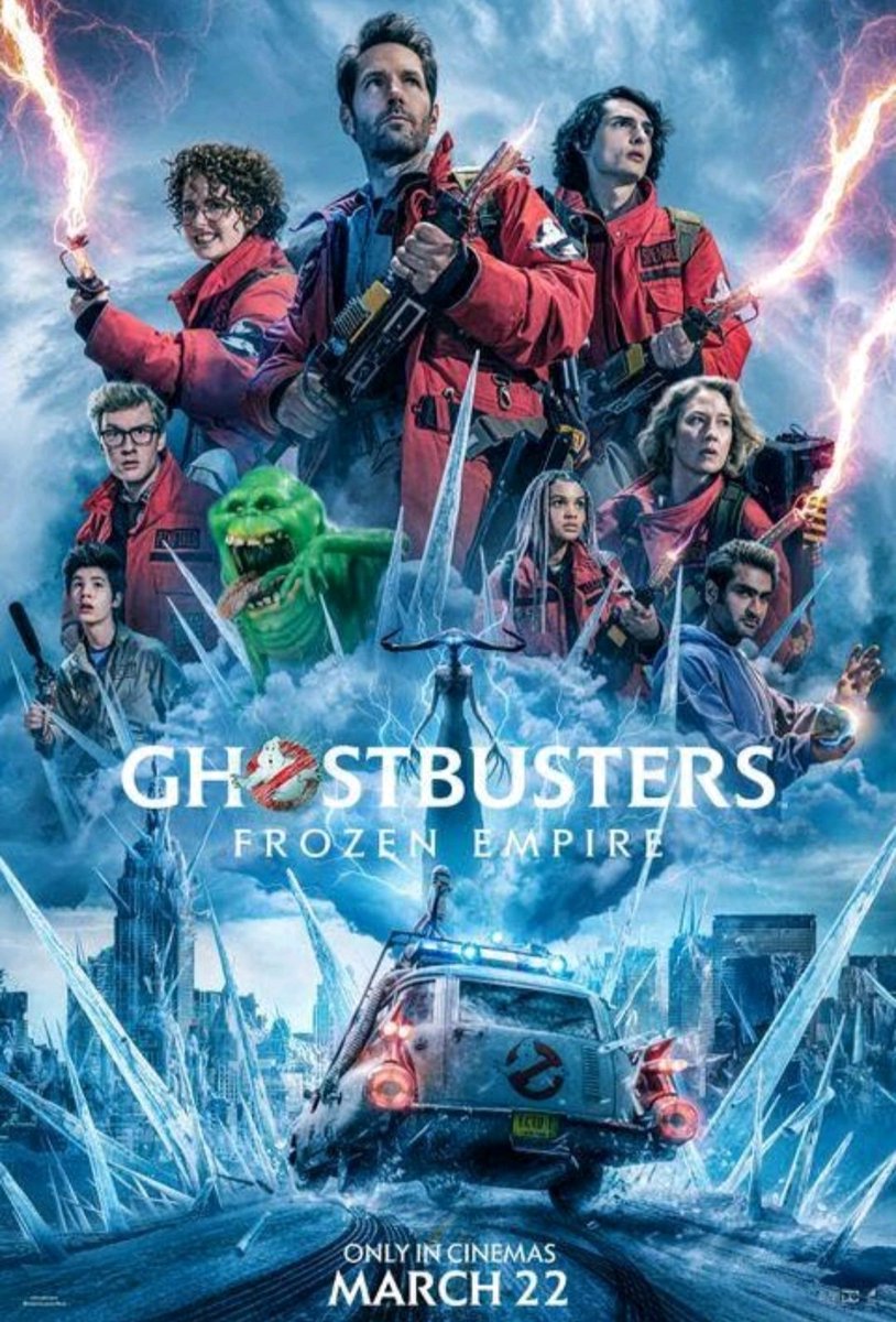 WTWNow86's tweet photo. For those of us who loved Ghostbusters in the 90s. Go in with an open mind and enjoy. Takes me back to my childhood 7.5/10 for me. Longwinded and predictable then climax far too quickly. Few laughs as well. Love the marshmallow men 😆. Just enjoy it https://t.co/mzzcv2XFVU
