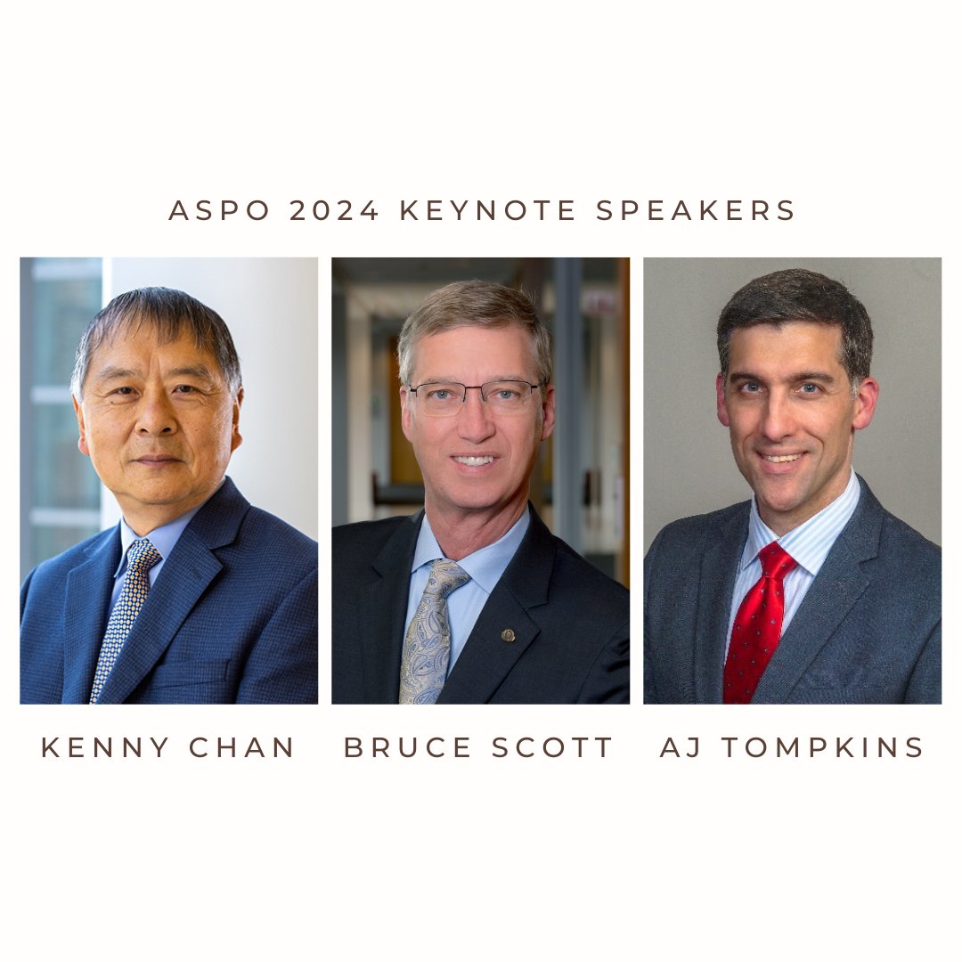 We would like to announce our annual meeting keynote speakers, Drs. Kenny Chan, Bruce Scott, and AJ Tompkins, at #COSM 2024. Follow us to learn more about these outstanding physicians!