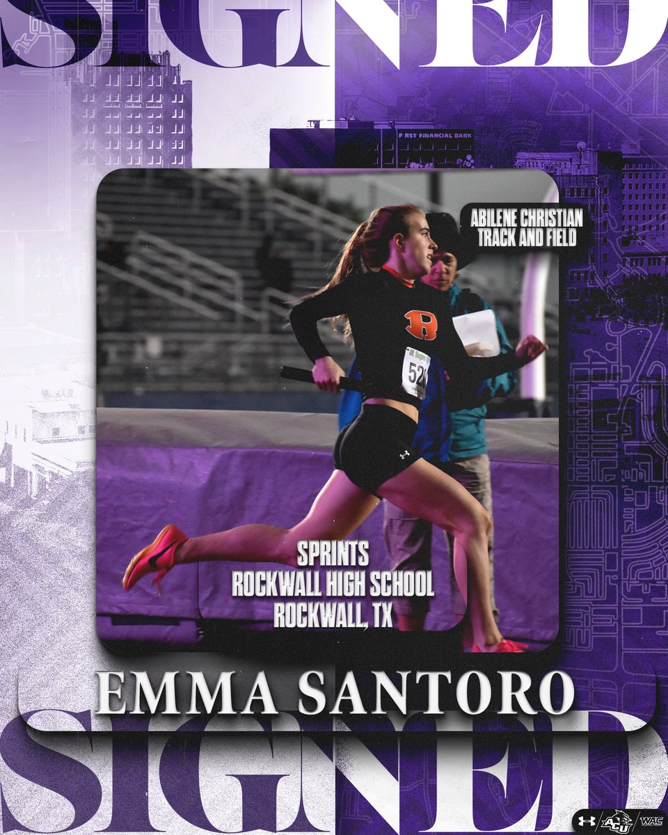 #ACUTFX Signees 2023-24 ✍️

Emma Santoro
🏃‍♀️ - Mid-Distance
🗺️ - Rockwall, TX

Santoro comes to Abilene with big marks in the 400/800 and continues to add to our mid-distance crew! Welcome to ACU!

#Tradition | #GoWildcats