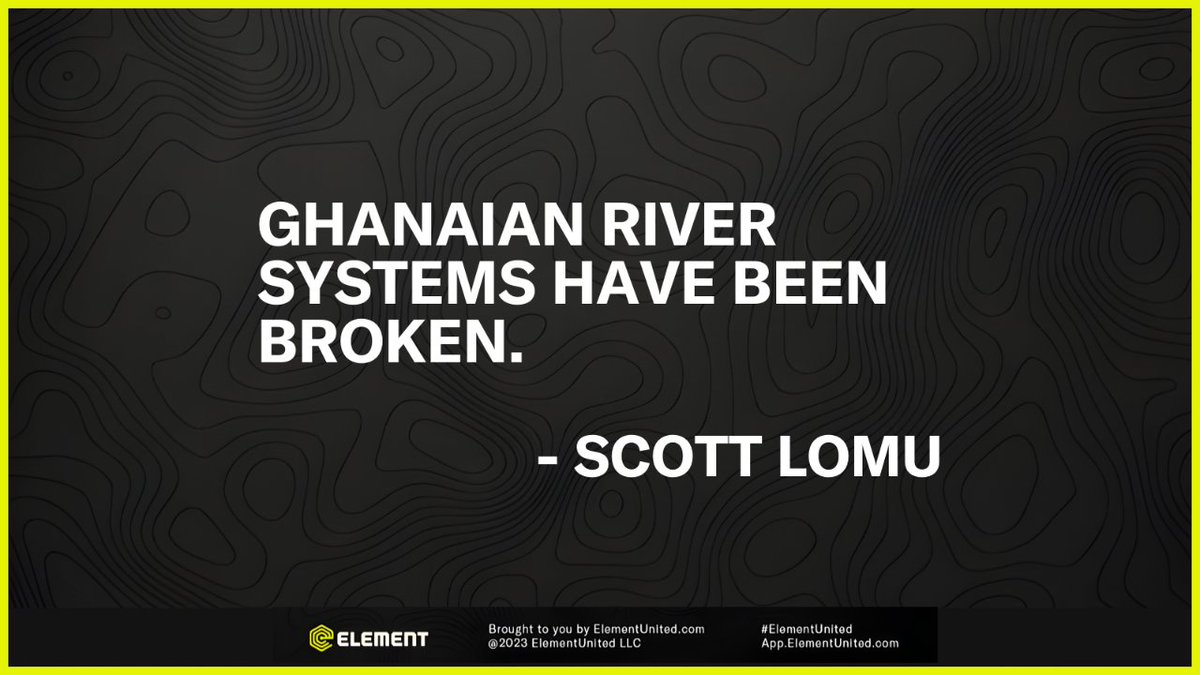 #ScottLomuInsight: Once teeming with life and a source of sustenance for communities, these vital waterways are now shadows of their former selves. Let's bring awareness to restore and protect these ecosystems for future generations. 🛠🌱 Learn more at elementunited.com