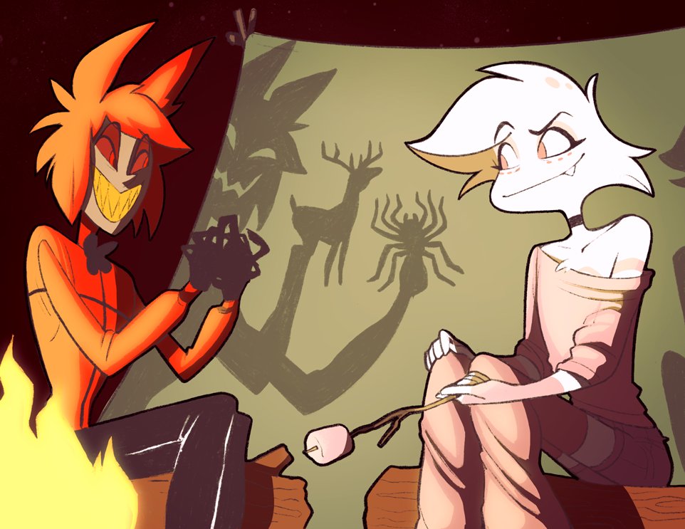 dreadfluent's tweet photo. Prompt 3: Camp

he's cheating wtf

#RadioDust_Week #RadioDustWeek2024 #radiodust #HazbinHotelAlastor #HazbinHotelAngelDust https://t.co/2UPd0nxdz0