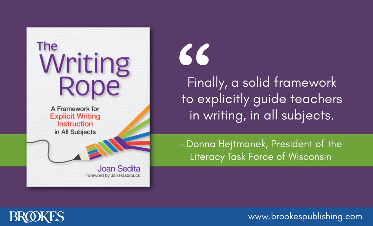 Learn about The Writing Rope, a best-selling planning guide that helps teachers apply the science of #reading to the skill of #writing: ecs.page.link/mQsbn) #WritingInstruction #ELATeacher