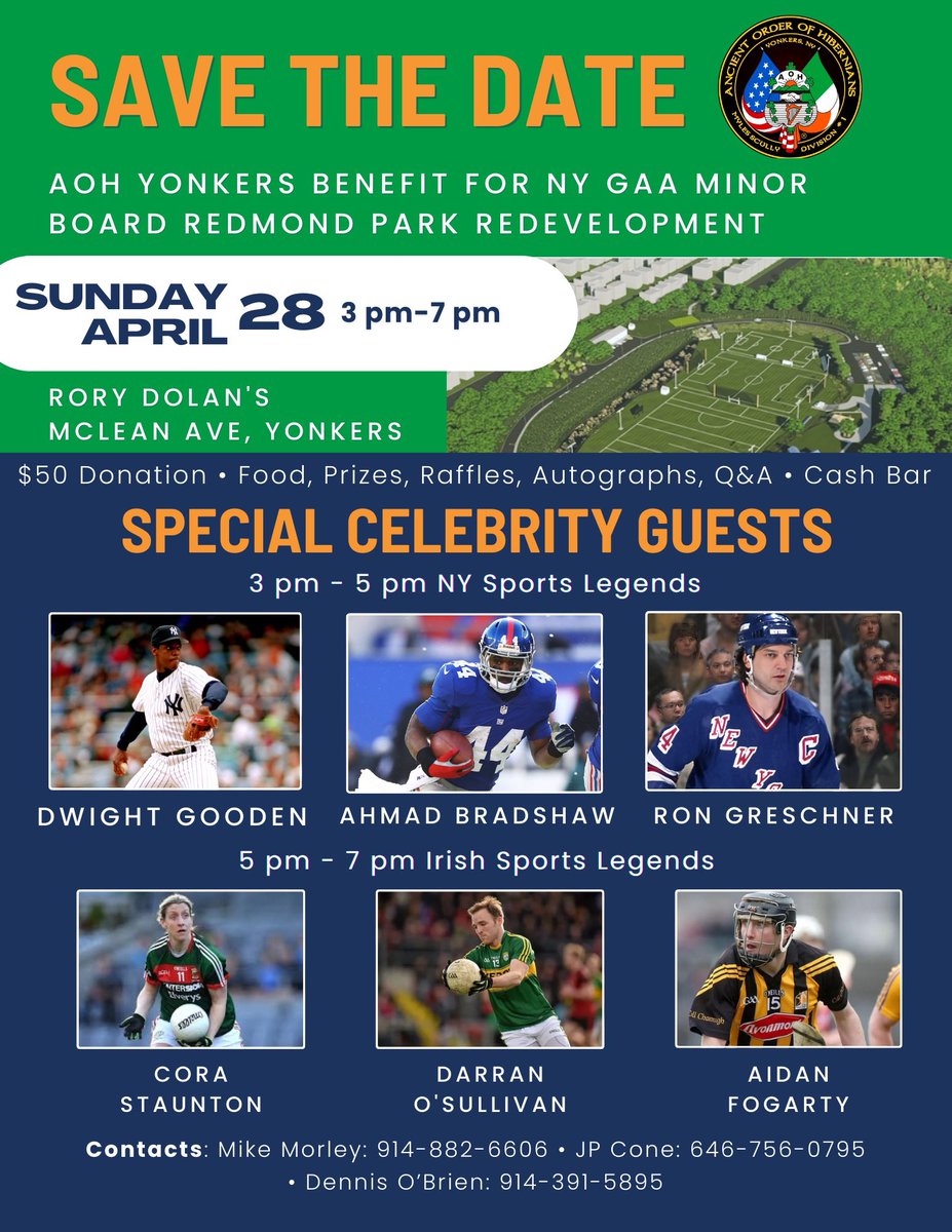 eventbrite.com/e/yonkers-aoh-… #Charity #GAA #Yonkers #AOH #Gaelicfootball. #Hurling #Charityevent