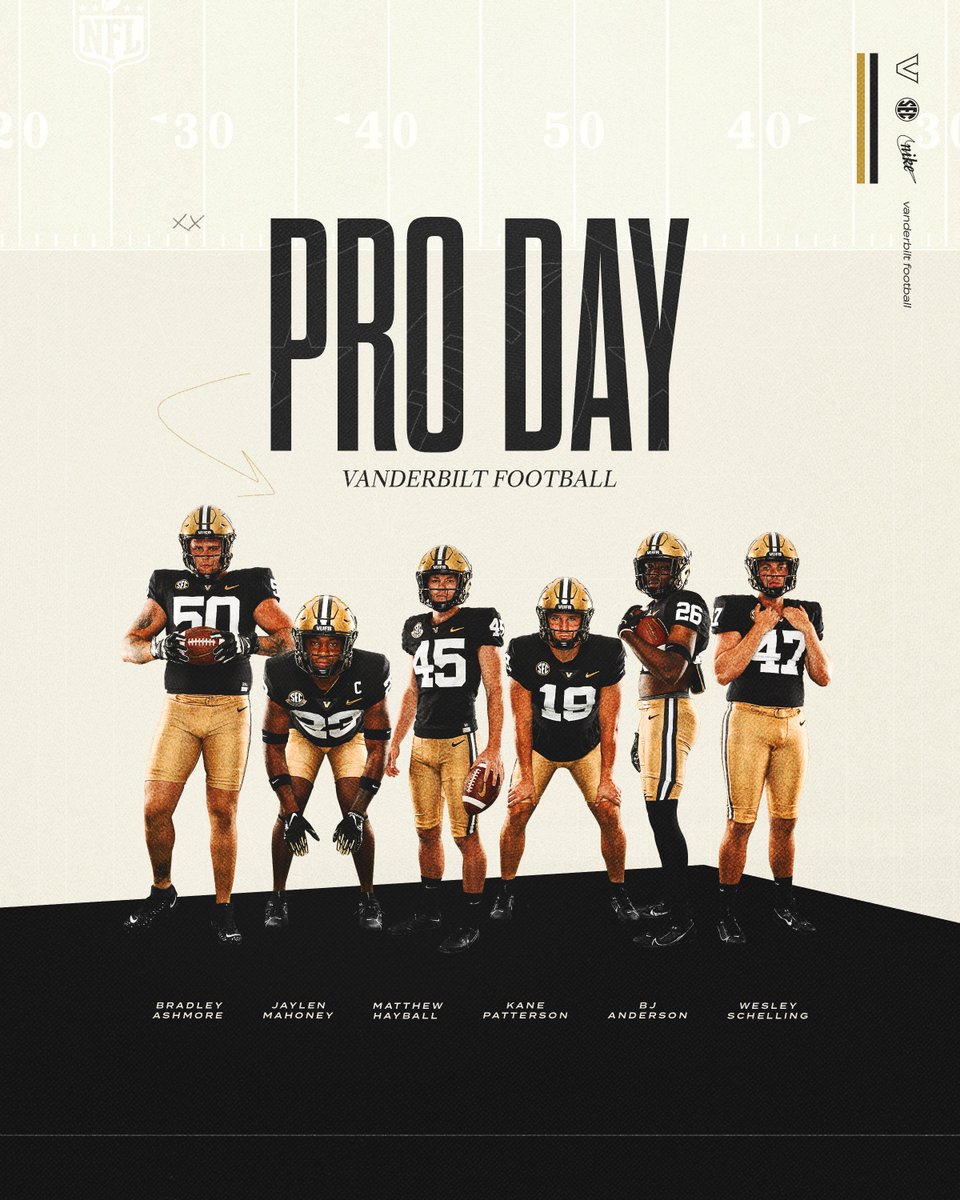 It’s Pro Day in Nashville ⚓️⬇️