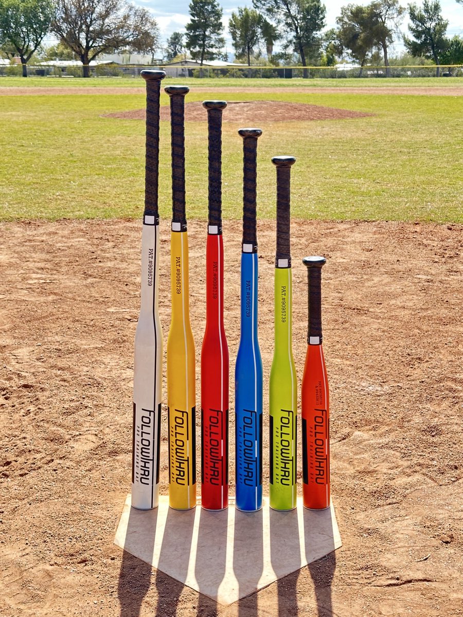 The fact that the plate was uneven and made the white bat lean is killing my OCD 😠😂 #followthrubat #followthrubats #FollowThru #swingingisbelieving #softball #baseball #trainingbat