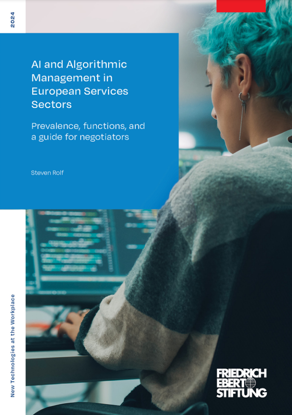 New report by @steve_rolf, @FES_FoW and @UNI_Europa on 'AI and algorithmic management in European services sectors' including case studies about software for worker monitoring, productivity tracking and digital control in sales and warehouse work: library.fes.de/pdf-files/buer…