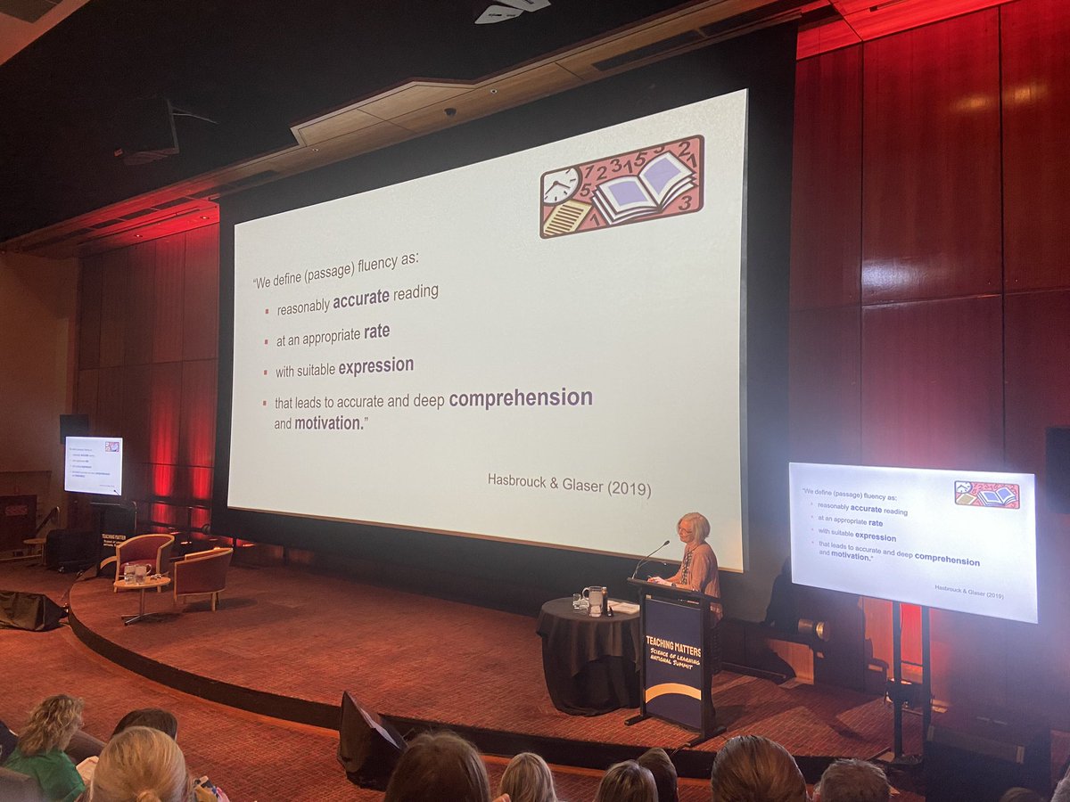 Opening session from <a href="/janhasbrouck/">Jan Hasbrouck, Ph.D.</a> Reading fluency is essential for comprehension #TeachingMatters <a href="/Loreto_LK/">Loreto Kirribilli</a> @AISNSWPrimary