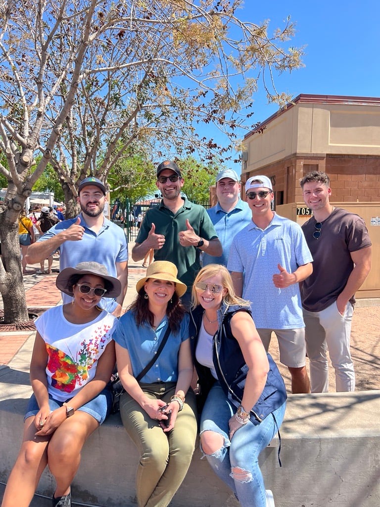 Another fantastic Spring Training Day game in the books for RRA Capital!

Our team went to Scottsdale Stadium last week to watch the San Fransico Giants take on the Chicago Cubs. 

#RRACapital #ScottsdaleStadium #SpringTraining #SanFransicoGiants #ChicagoCubs #TeamOutings