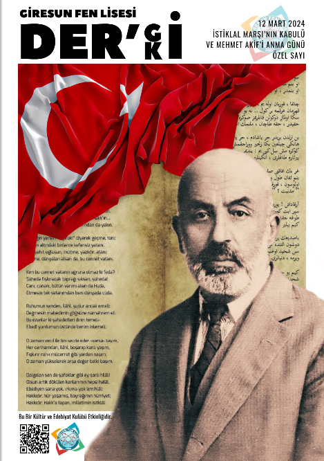 kodatmurat's tweet photo. https://t.co/iguNDRjumV
Giresun Fen Lisesi Kültür Edebiyat kulübü ve Erol KONAL hocamızın rehberliğinde hazırlanan İstiklal Marşı’na dair bilgiler, Mehmet Âkif'in yaşamına değin uzanan ‘İstiklal Marşı’nın kabulü ve Mehmet Akif ERSOY'u anma günü’ özel sayı GFL Der’ki...... https://t.co/WMdHpWrkPd